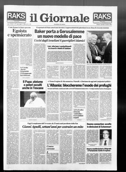 Il giornale : quotidiano del mattino